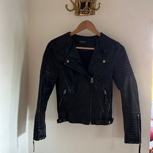 Topshop moto leather jacket